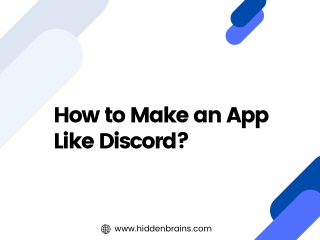 How to Make an App Like Discord