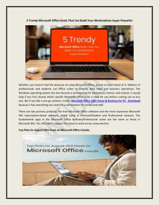 Download Microsoft Office 2021 Home & Business for PC - DirectDeals