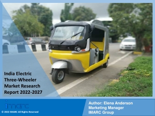 India Electric Three-Wheeler Market Size New Technology, Demand and Opportunity