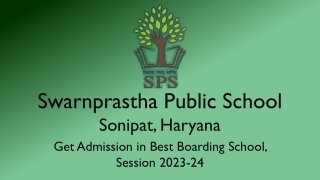 Toppers Boarding School in Sonipat