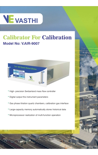 Dynamic Multi-point Calibrator | Vasthi Instruments