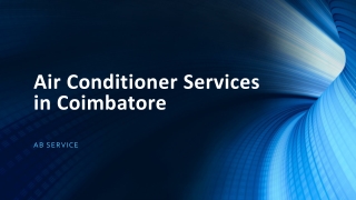 Air Conditioner Services in Coimbatore