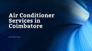 Air Conditioner Services in Coimbatore