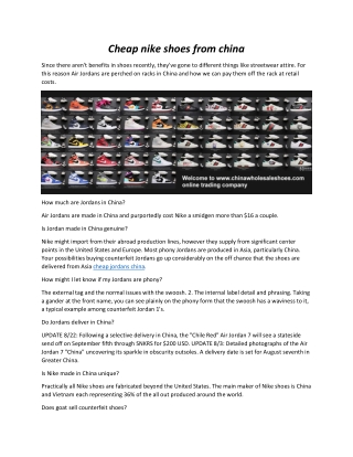 wholesale jordans from china