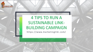 4 Tips to Run a Sustainable Link-building Campaign