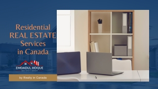 RESIDENTIAL REAL ESTATE SERVICES