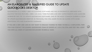 A complete guide to Update QuickBooks Desktop with ease