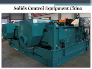 Solids Control Equipment China
