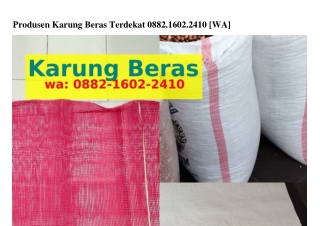 Produsen Karung Beras Terdekat ౦88ᒿ_1Ϭ౦ᒿ_ᒿㄐ1౦(WA)