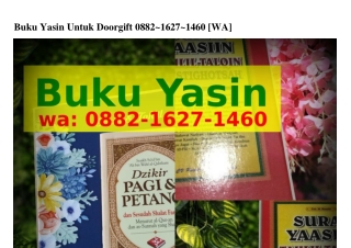 Buku Yasin Untuk Doorgift 0882–I627–IԿ60(whatsApp)