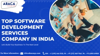 Top Software Development Services Company in India