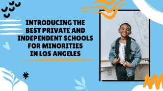 Bipoc K-12 Private School Help Support Services Los Angeles