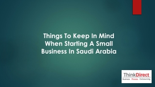 Learn Things About Starting A Small Business In Saudi Arabia