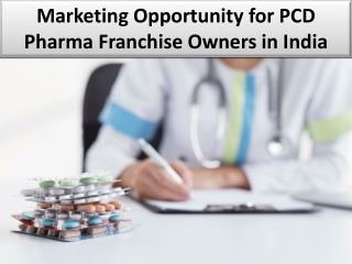 PCD Pharmaceutical Industry: recent developments & emerging trends