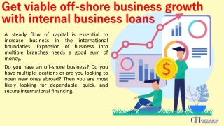International loans for business