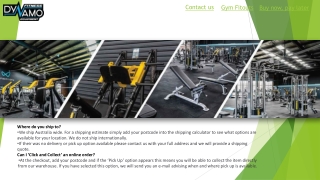 Perth Fitness Equipment | Dynamofitness.com.au