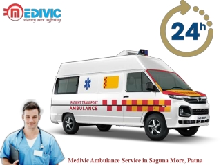 Book the Safe Ambulance Service in Saguna More, Patna