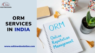 Benefits Of Using The ORM Services In India - Why ORM is Important