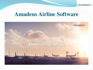 Amadeus Airline Software