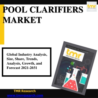 Pool clarifiers Market Major Trends and Global Demand