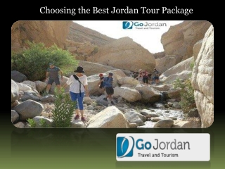 Choosing the Best Jordan Tour Package