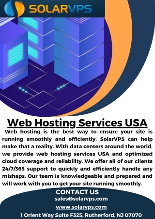 Web Hosting Services USA