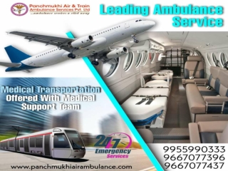 Take Specialized Doctors Facility by Panchmukhi Air Ambulance in Guwahati and Hyderabad