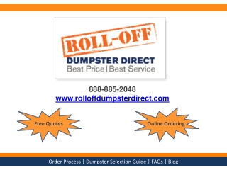 The Dumpster Rental Guide - 4 Steps to Renting a Dumpster