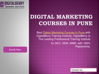 Digital Marketing Courses In Pune With 100% Placement