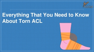 Everything That You Need to Know About Torn ACL