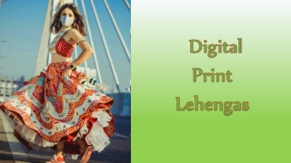 Digital Print Lehenga