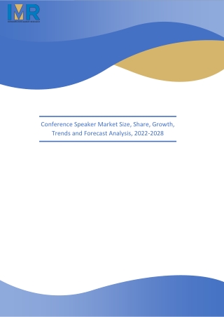 Conference Speaker Market