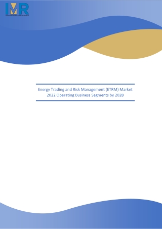 Energy Trading & Risk Management (ETRM) Market