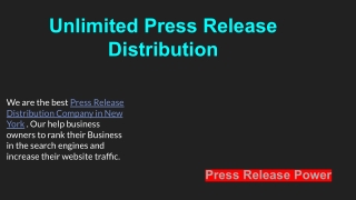 Unlimited Press Release Distribution (1)