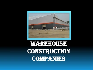 Warehouse Construction Company in Chennai