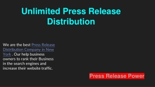 Unlimited Press Release Distribution (1)