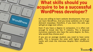 WordPress development courses in Durgapur