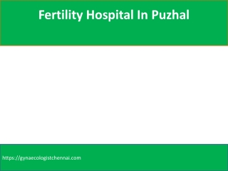 fertility hospital in Puzhal