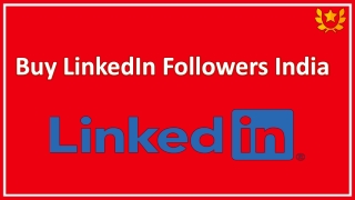 Buy LinkedIn Followers India | ChaoGolden