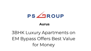 3BHK Luxury Apartments on EM Bypass Offers Best Value for Money