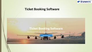 Ticket Booking Software