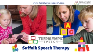 Suffolk Speech Therapy At Theralympic Speech Therapy