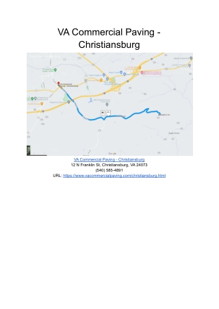 VA Commercial Paving - Christiansburg