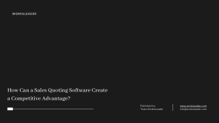 How Can a Sales Quoting Software Create a Competitive Advantage