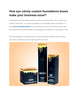How eye catchy custom foundations boxes make your business excel_