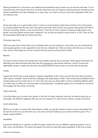 10 Things We All Hate About modgames.io