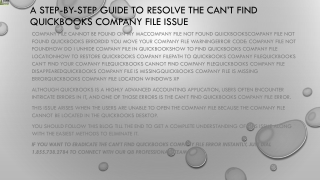 What to do when you Can’t Find QuickBooks Company File