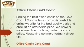 Office Chairs Gold Coast  Dannysdesks.com.au