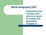 World Geography 3202