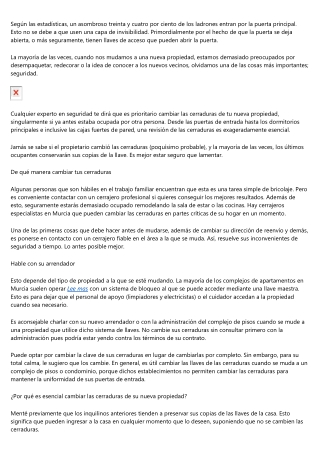 ¿Es importante sustituir las cerraduras tras una mudanza?